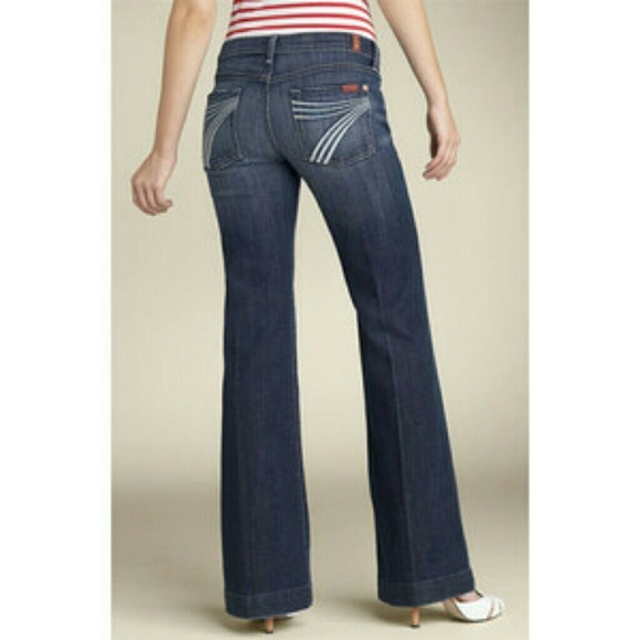 7 For All Mankind Denim - LAST CHANCE 7 For All Mankind 29 Dojo wide leg